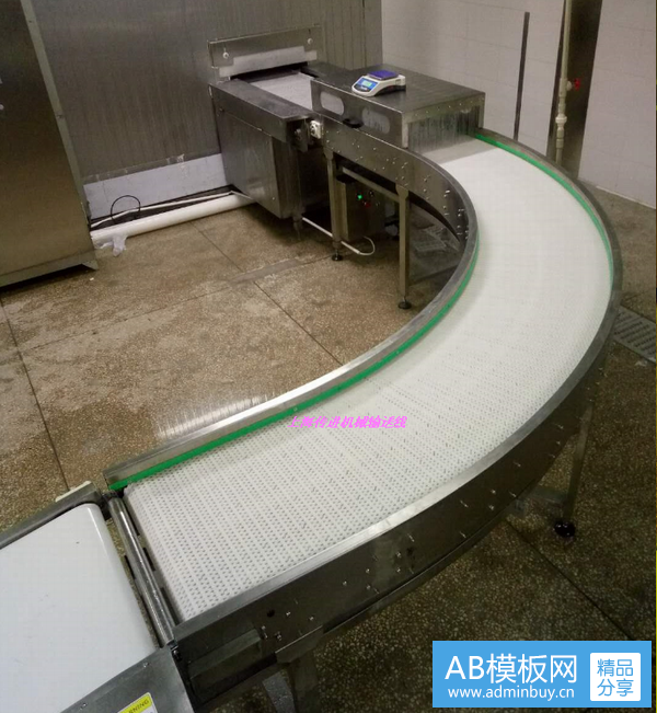  柔性轉彎輸送機，食品級網(wǎng)帶輸送機